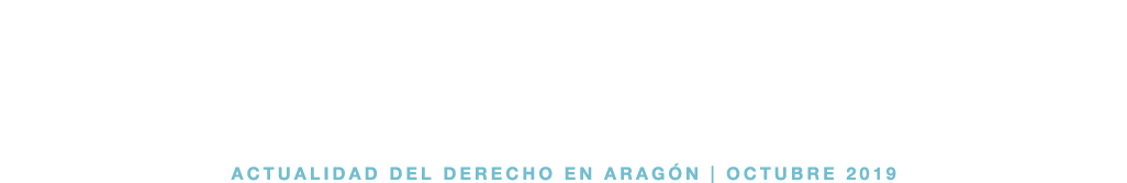 ACTUALIDAD DEL DERECHO EN ARAG N   OCTUBRE 2019